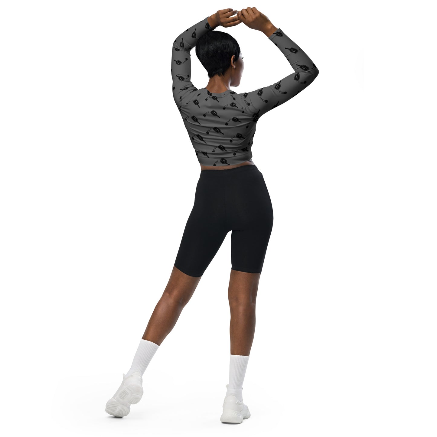 iMPACT Pickleball Recycled long-sleeve crop top