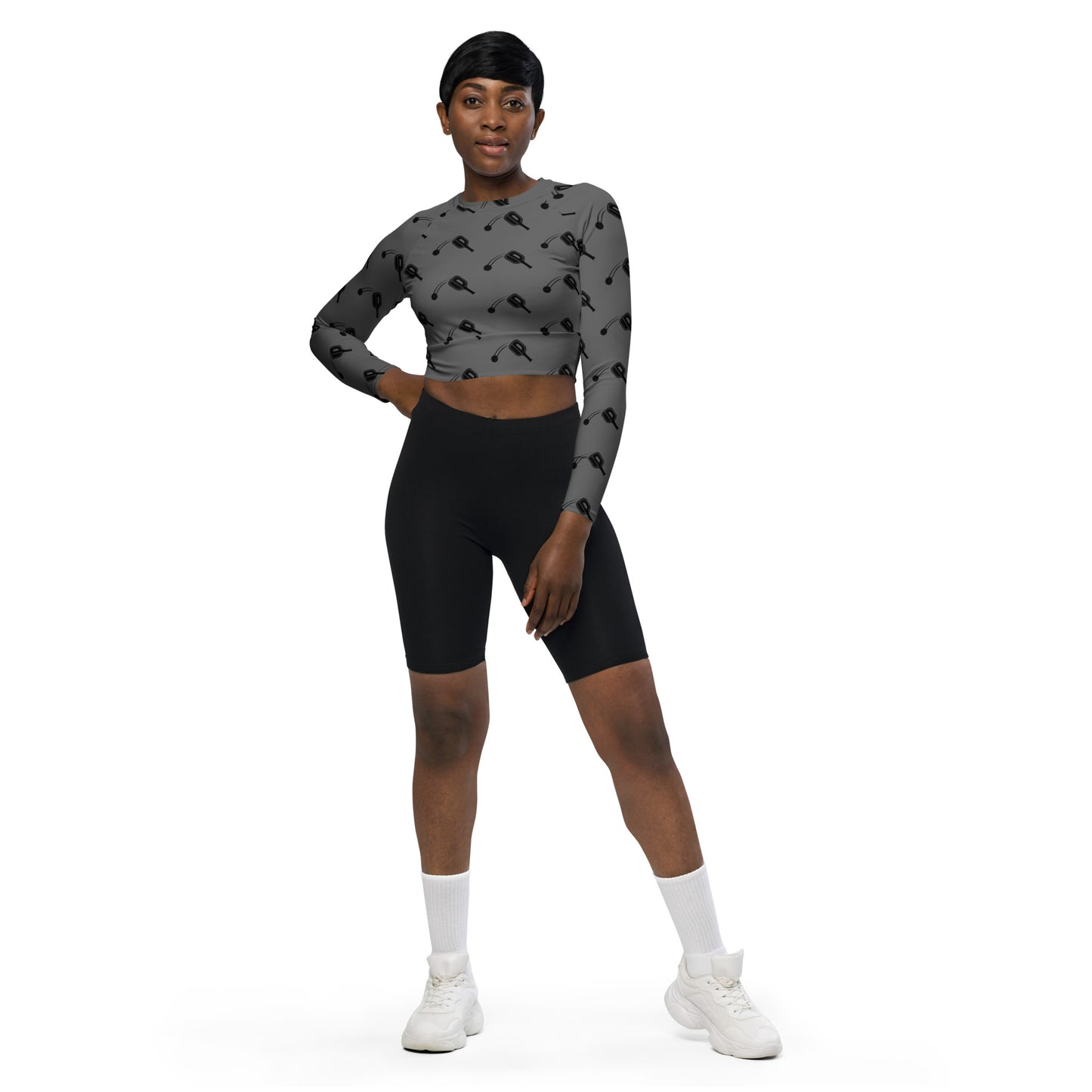 iMPACT Pickleball Recycled long-sleeve crop top