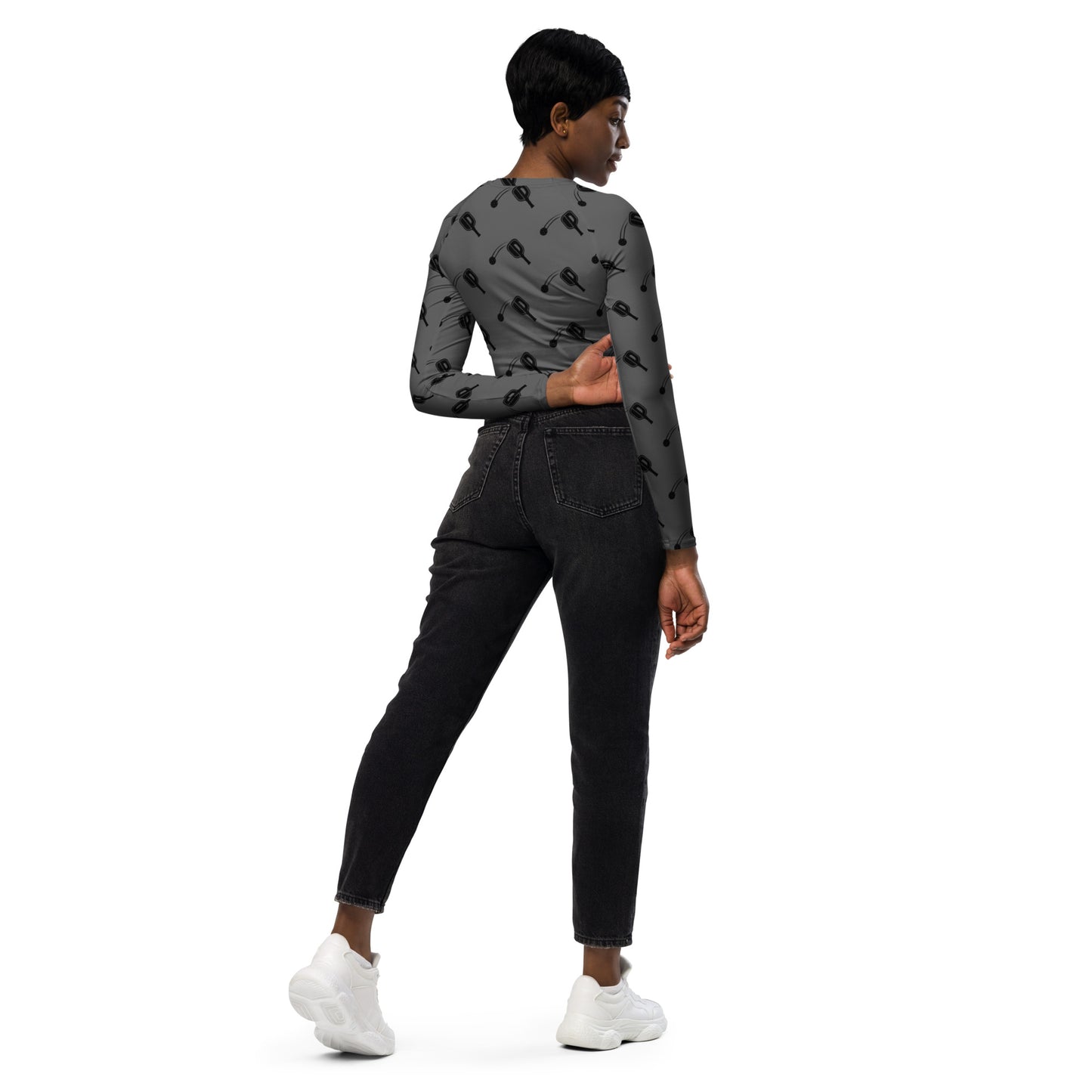 iMPACT Pickleball Recycled long-sleeve crop top