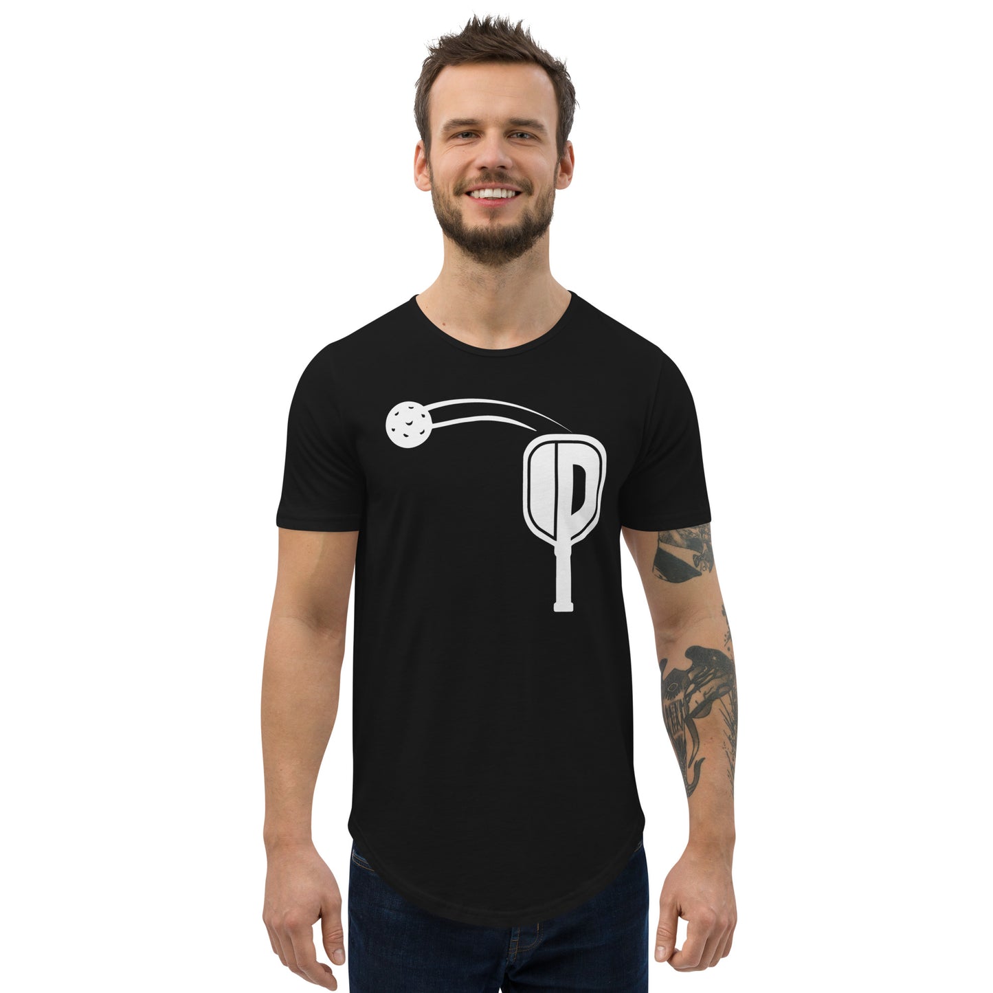iMPACT Pickleball Men's Curved Hem T-Shirt