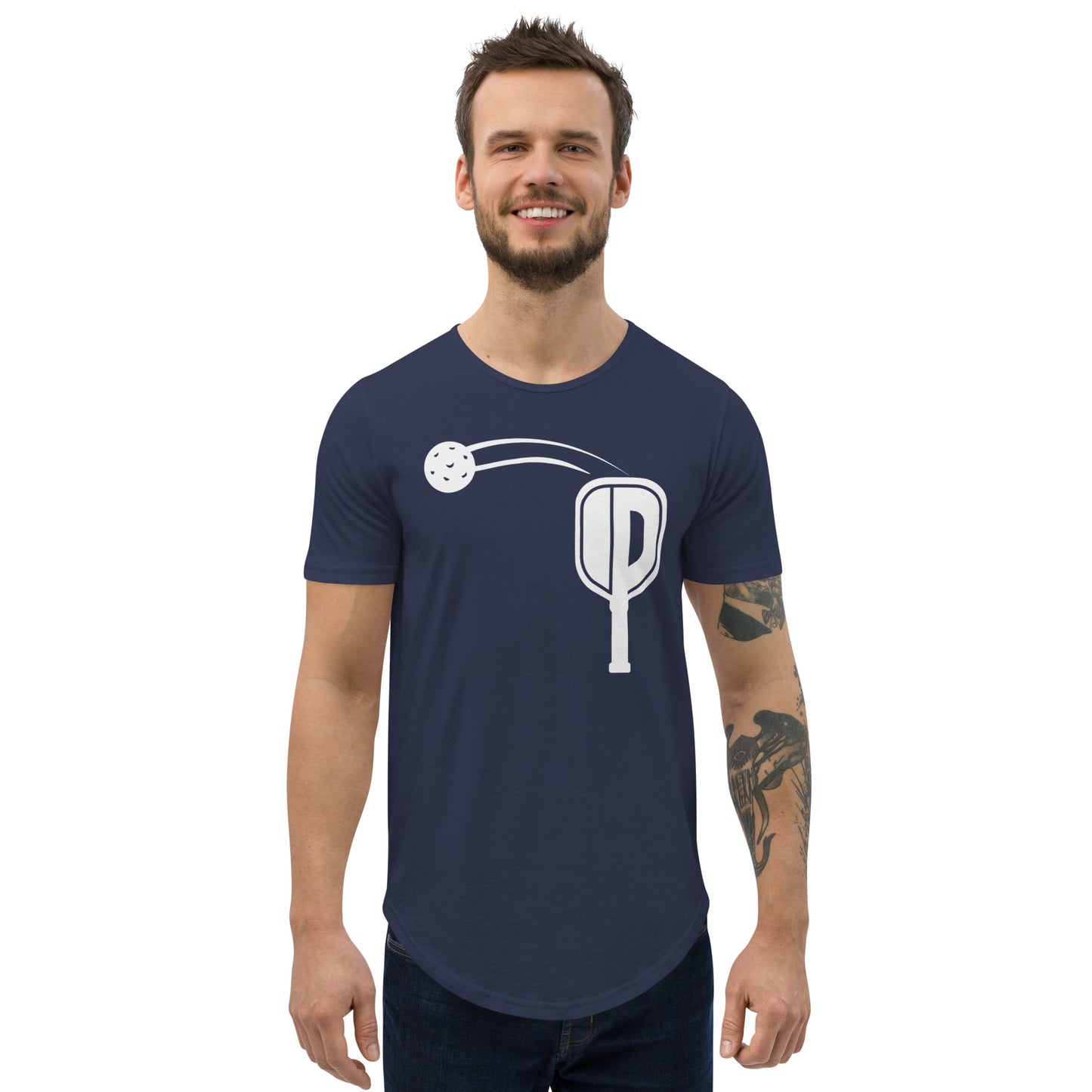 iMPACT Pickleball Men's Curved Hem T-Shirt