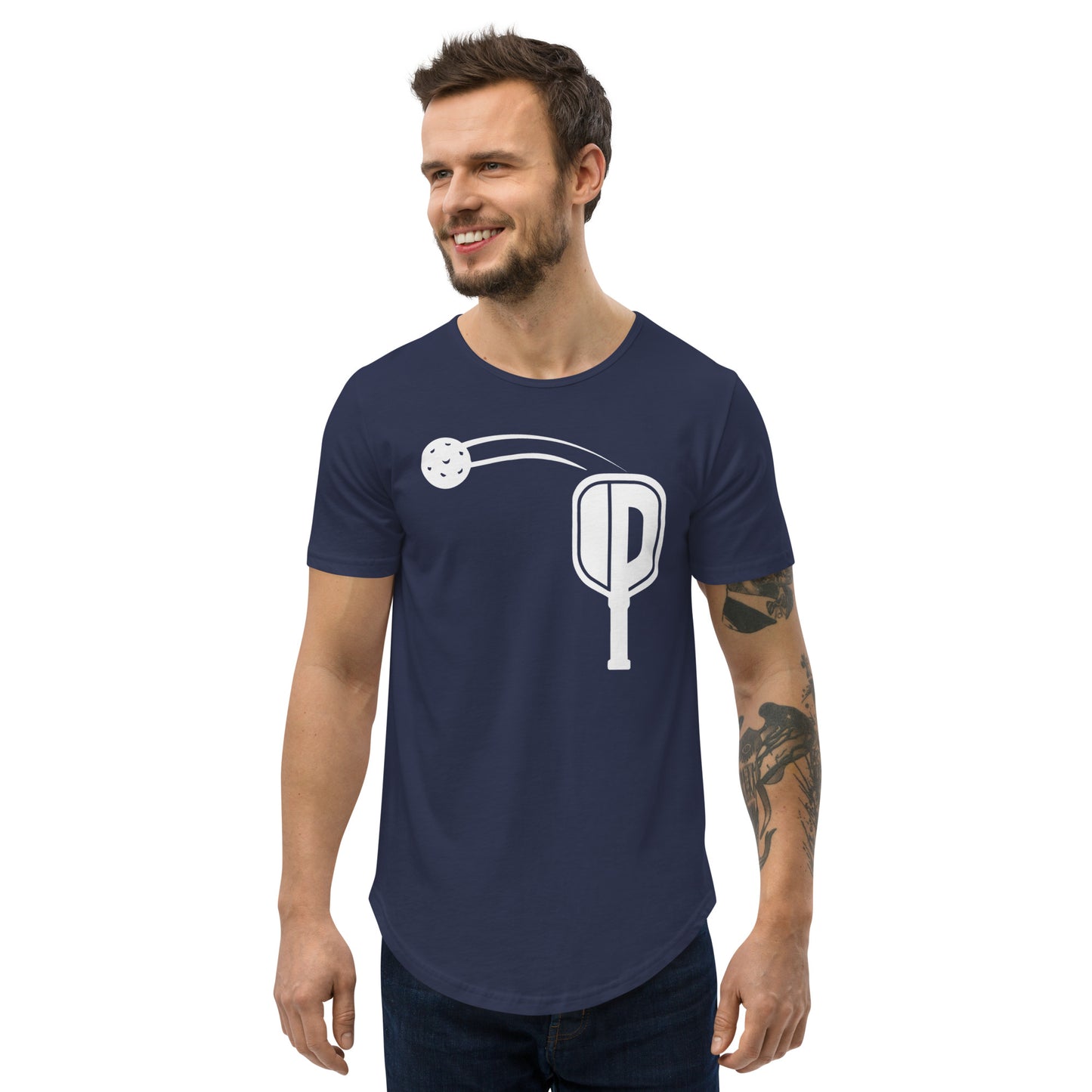 iMPACT Pickleball Men's Curved Hem T-Shirt
