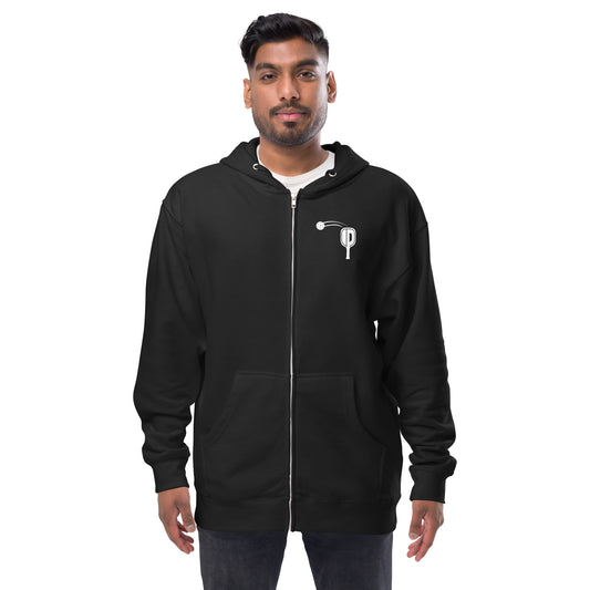 iMPACT Pickleball Unisex Fleece Zip Up Hoodie