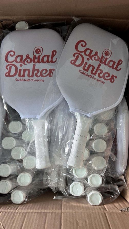 Casual Dinker paddles boxed for shipment