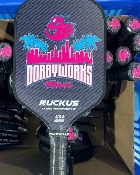The same Dorbyworks design coming off a production run, surrounded by finished units