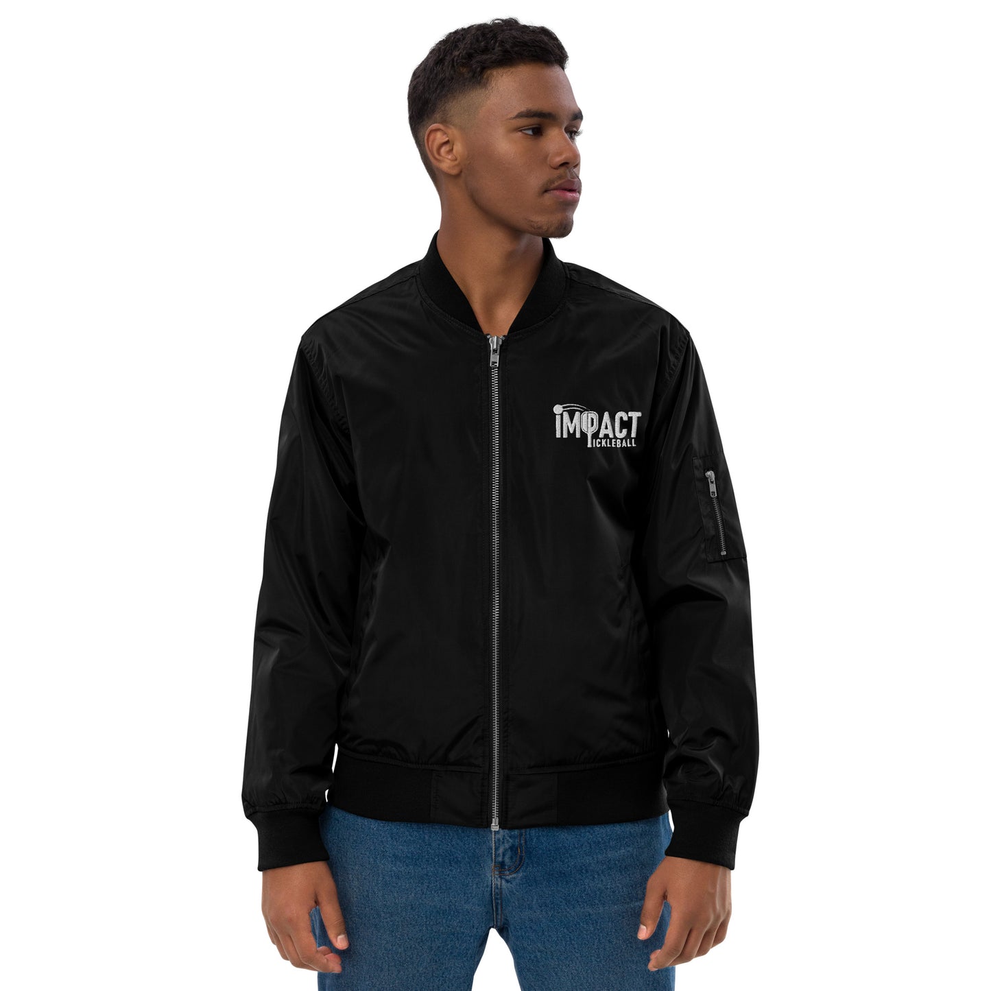 iMPACT Pickleball Premium recycled bomber jacket