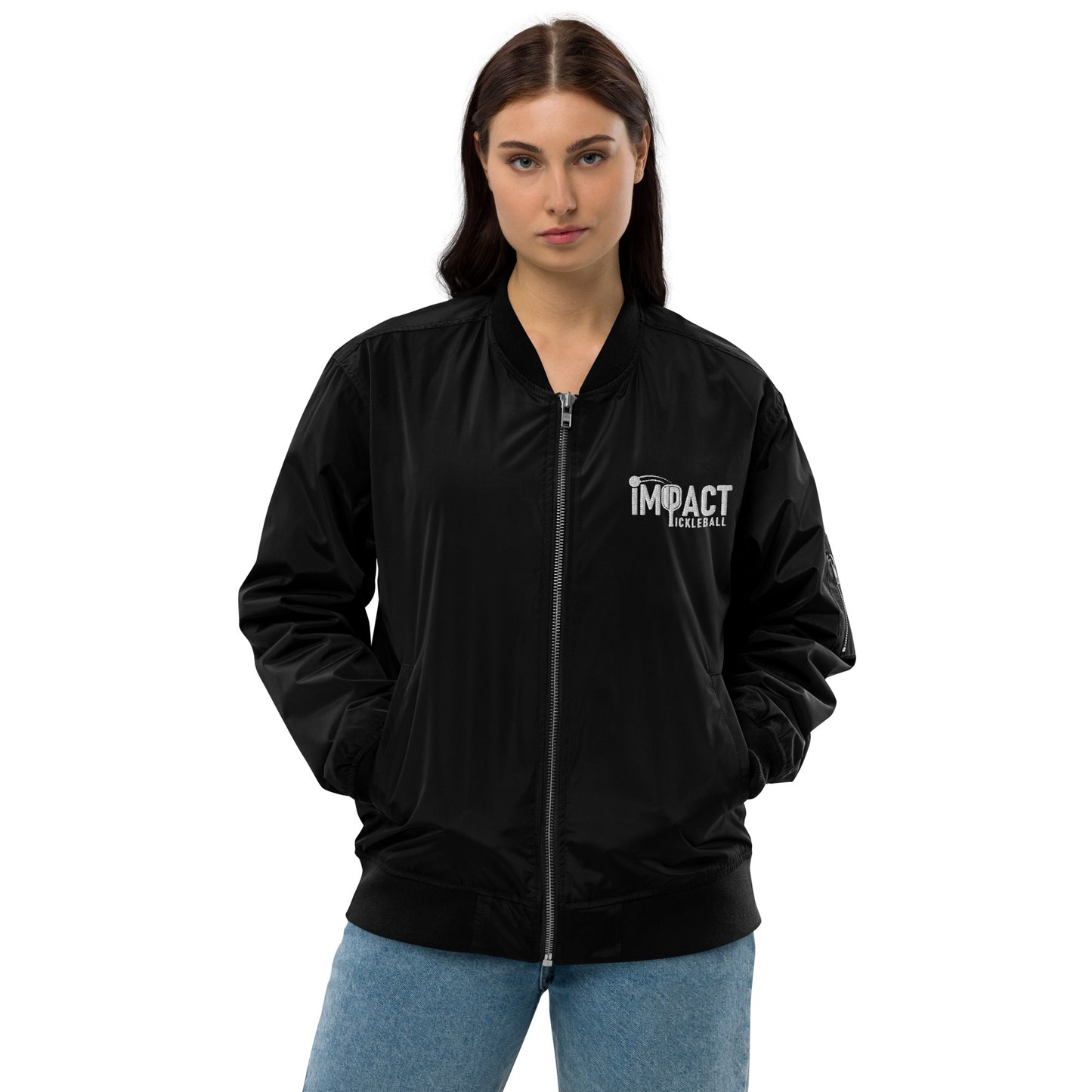 iMPACT Pickleball Premium recycled bomber jacket