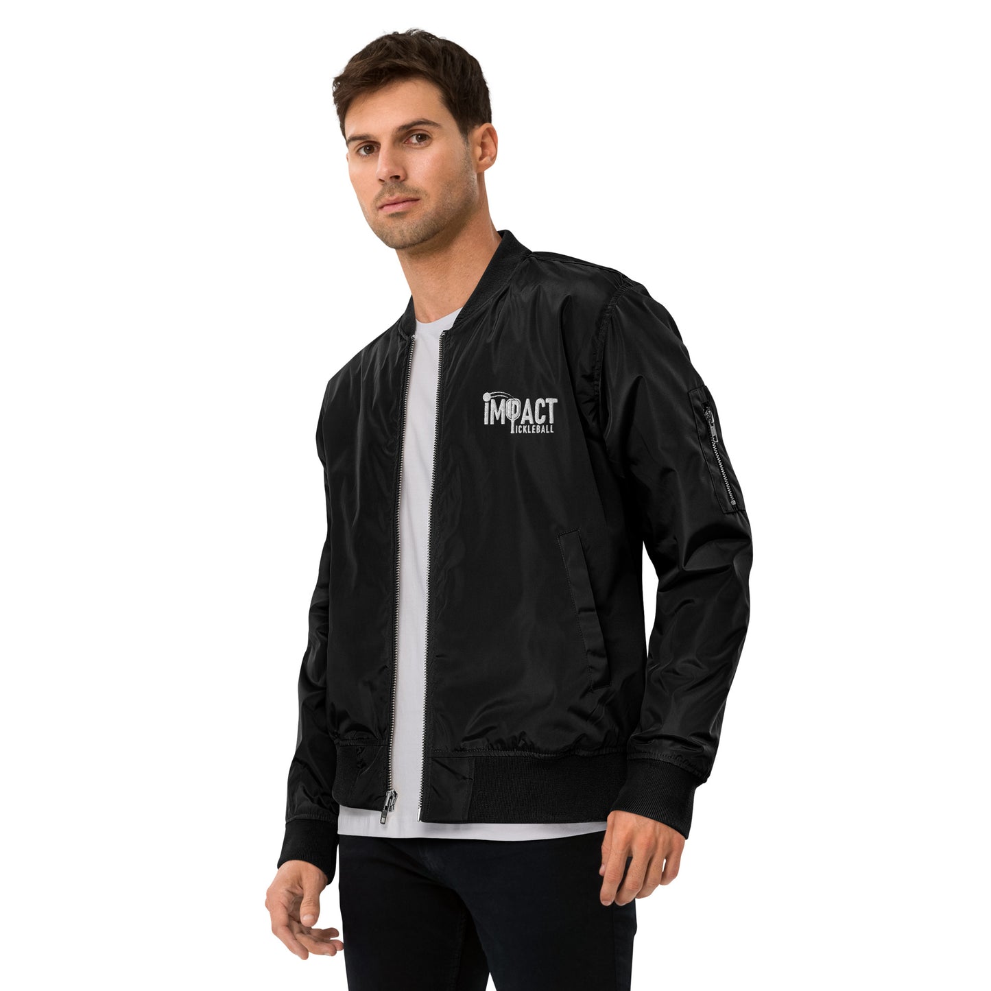 iMPACT Pickleball Premium recycled bomber jacket