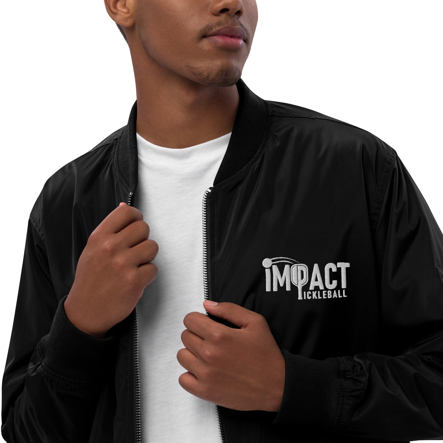 iMPACT Pickleball Premium recycled bomber jacket