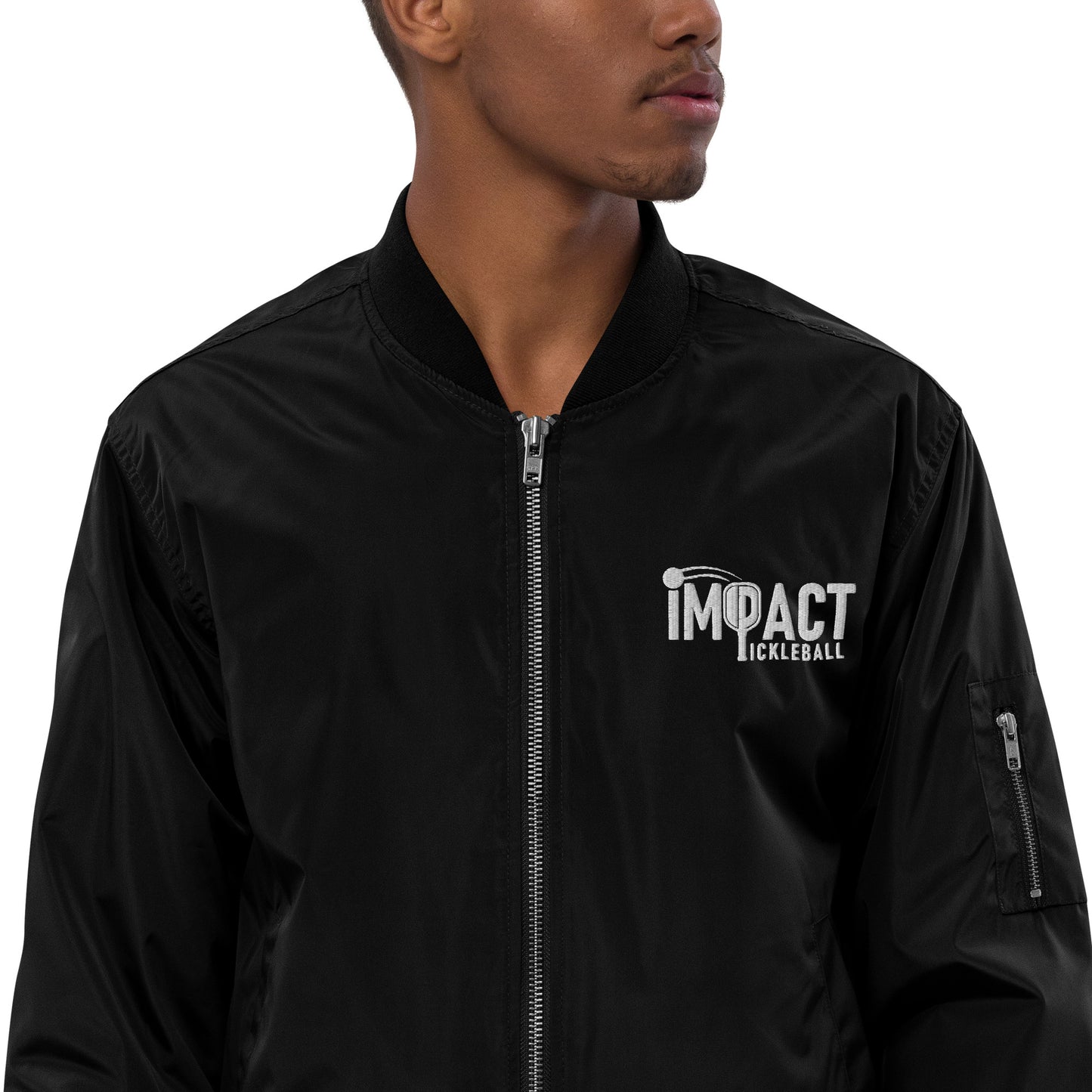 iMPACT Pickleball Premium recycled bomber jacket