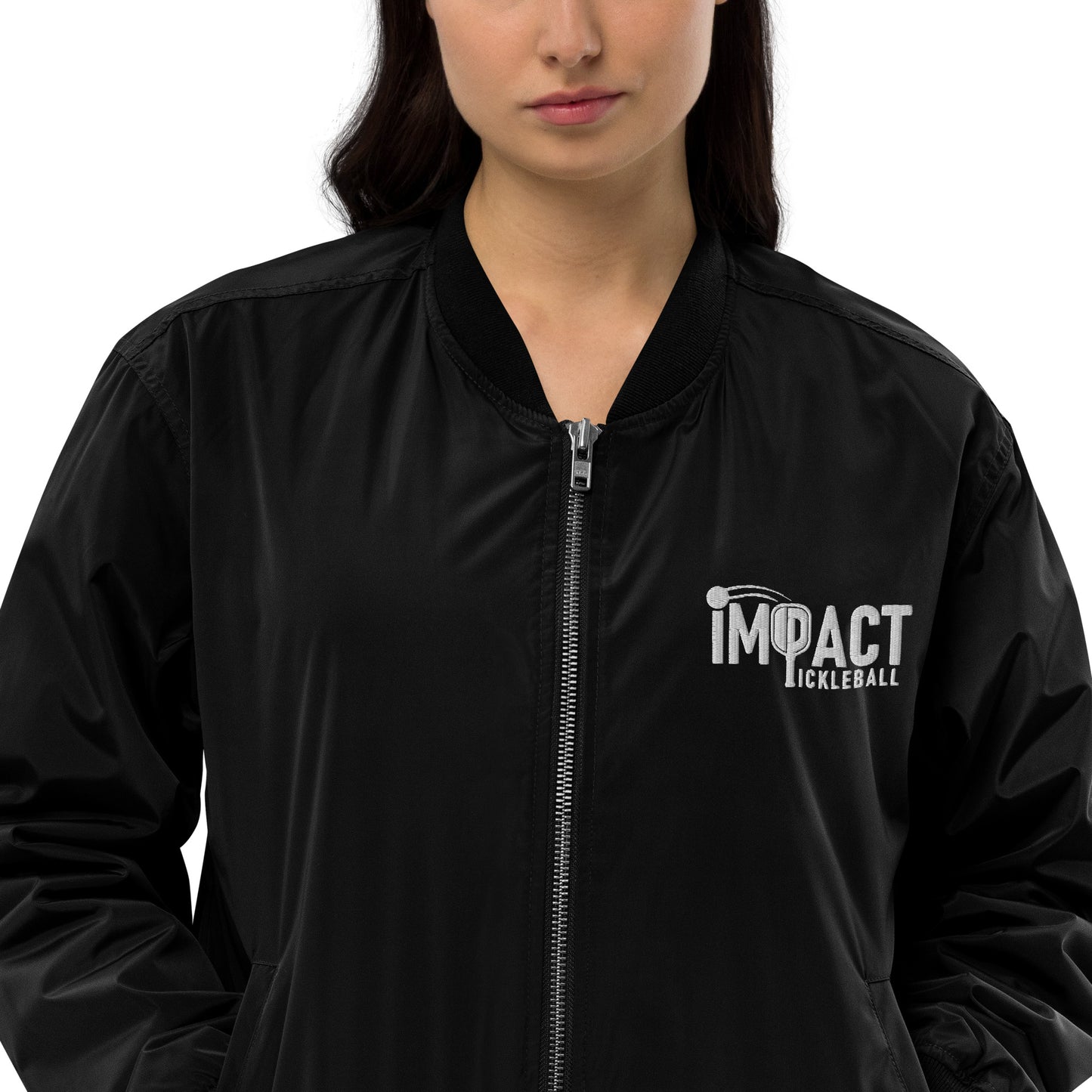 iMPACT Pickleball Premium recycled bomber jacket